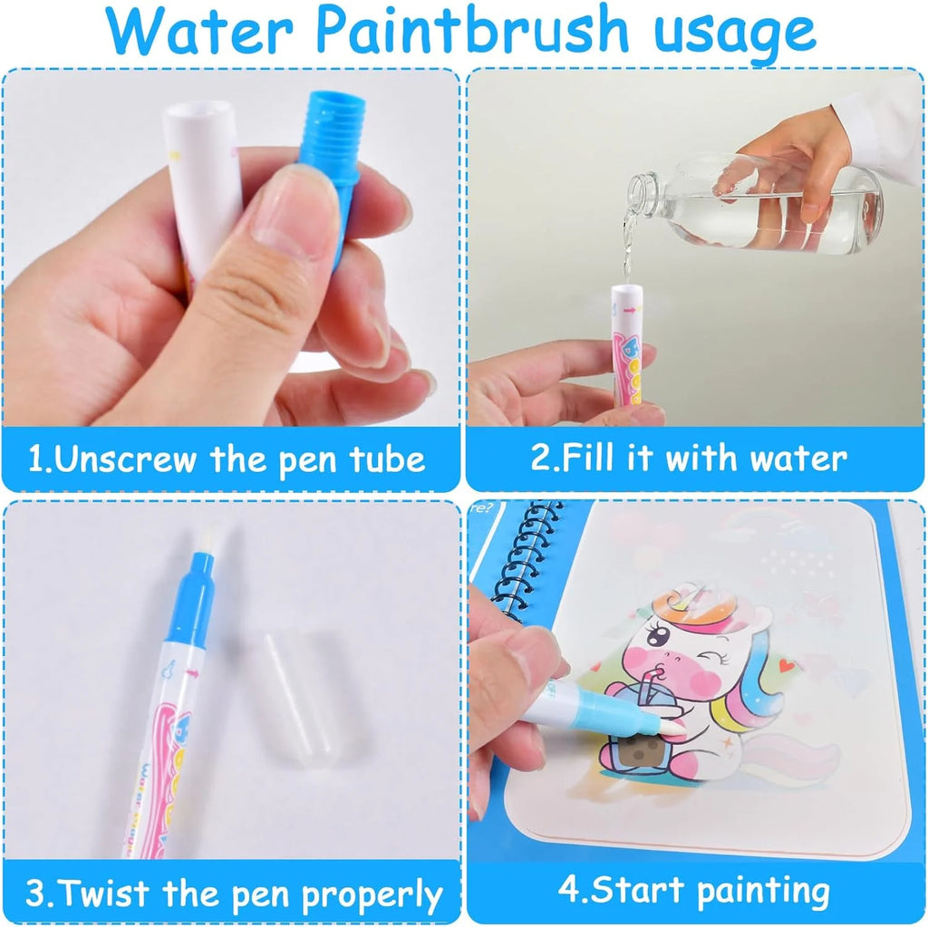 Magic Water Drawing Book
