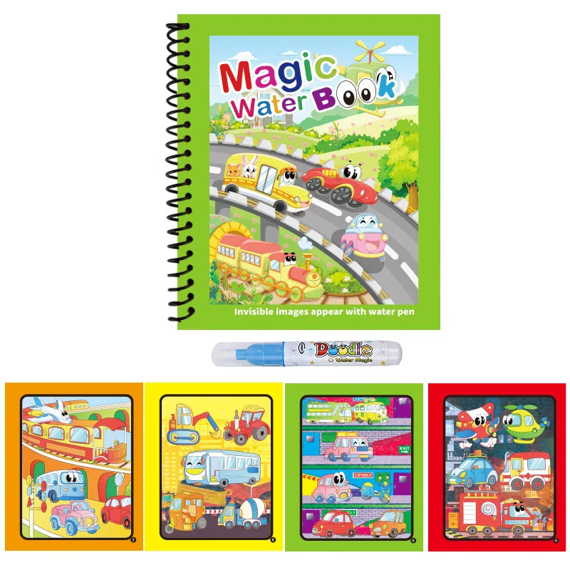 Magic Water Drawing Book