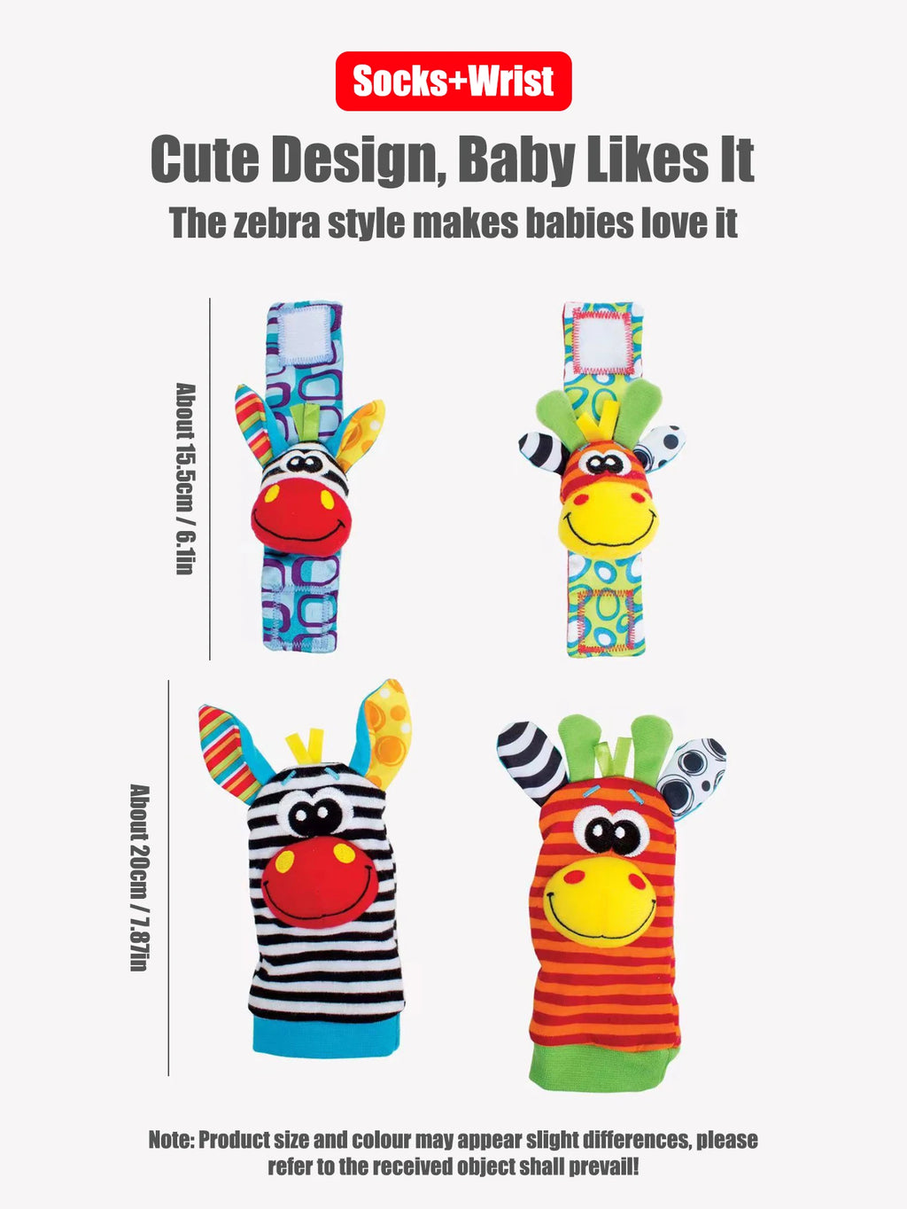 Baby Wrist Rattle Socks Set (4PCS)





 Gifts