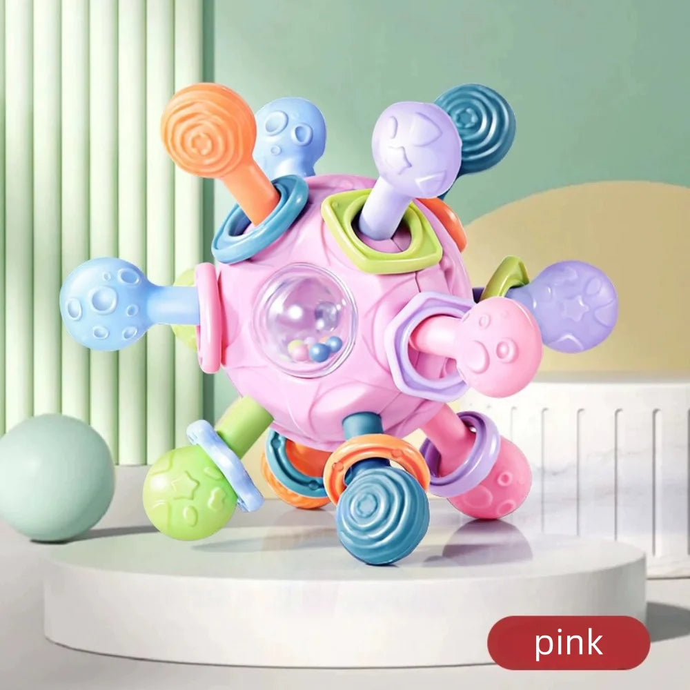3-in-1 Baby Sensory Rattle Ball
