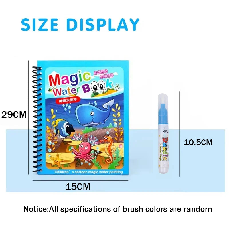 Magic Water Drawing Book
