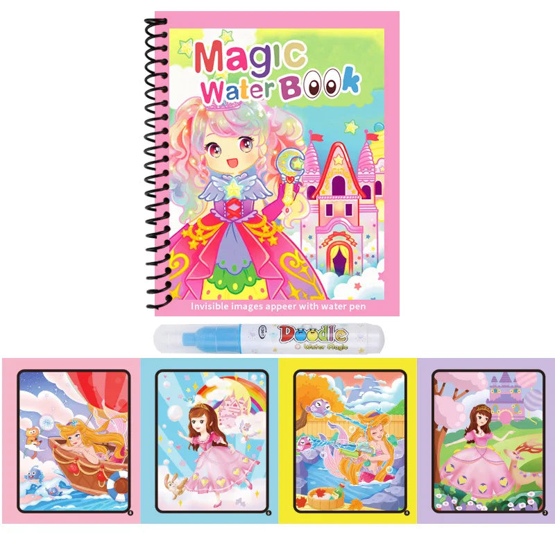 Magic Water Drawing Book