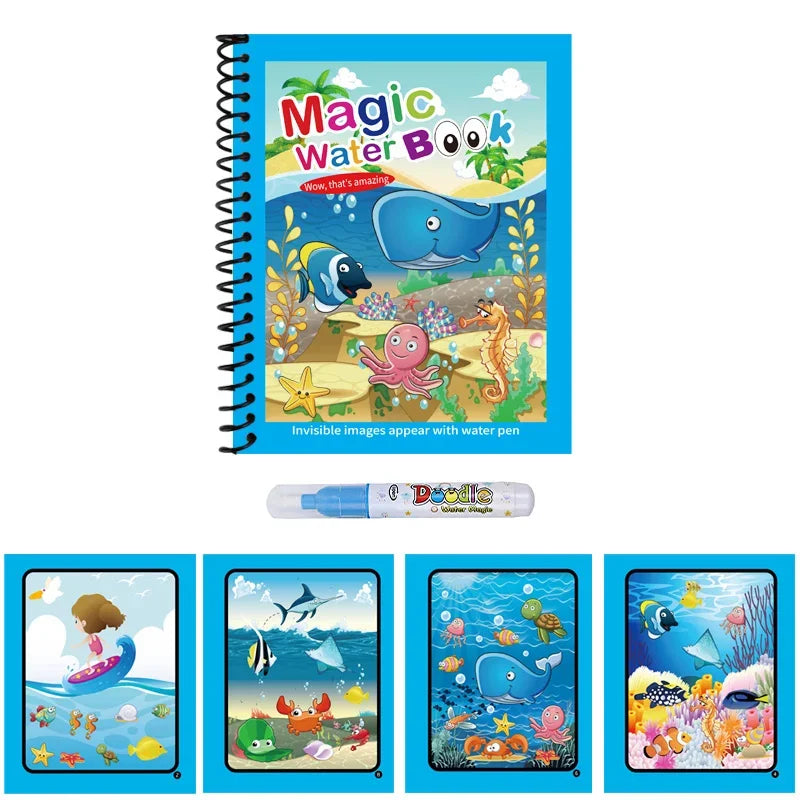 Magic Water Drawing Book