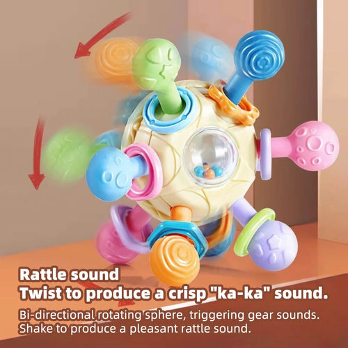 3-in-1 Baby Sensory Rattle Ball