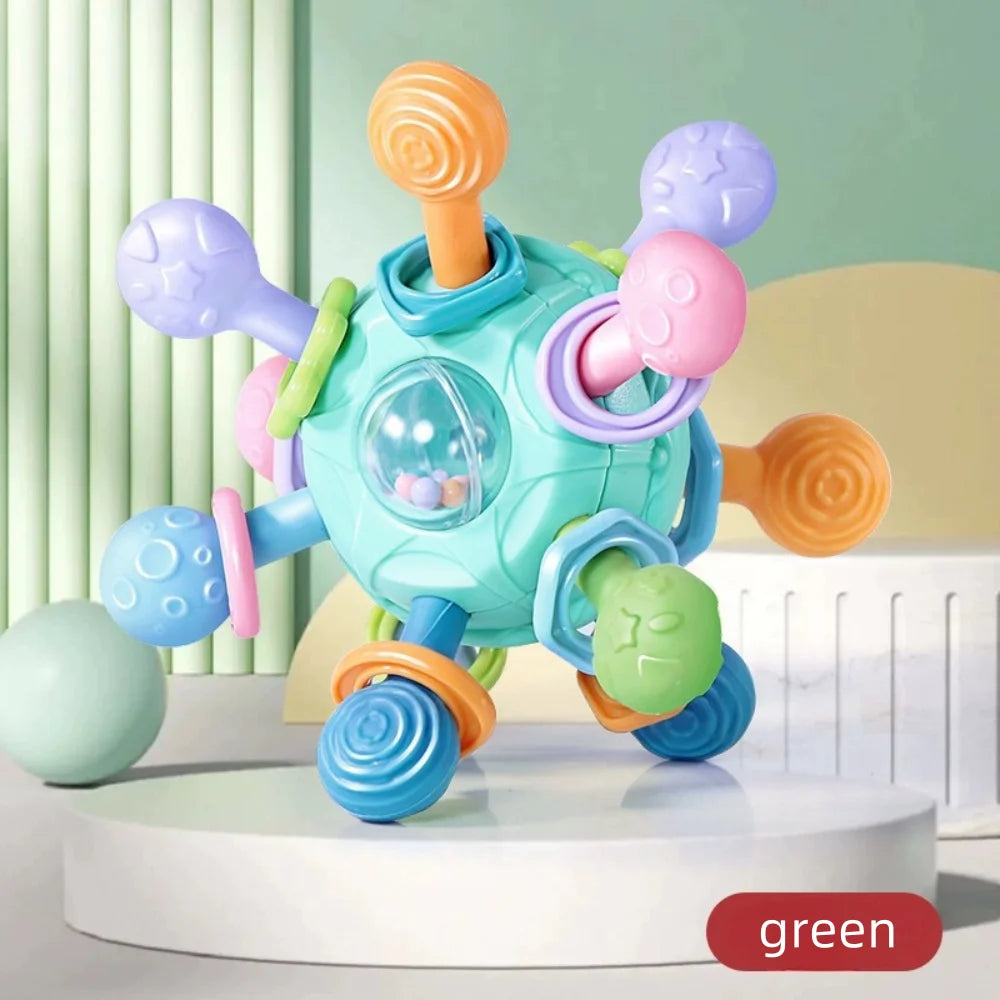 3-in-1 Baby Sensory Rattle Ball