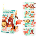 Soft Cloth Sensory Busy Book – Animal Theme Educational Toy Set