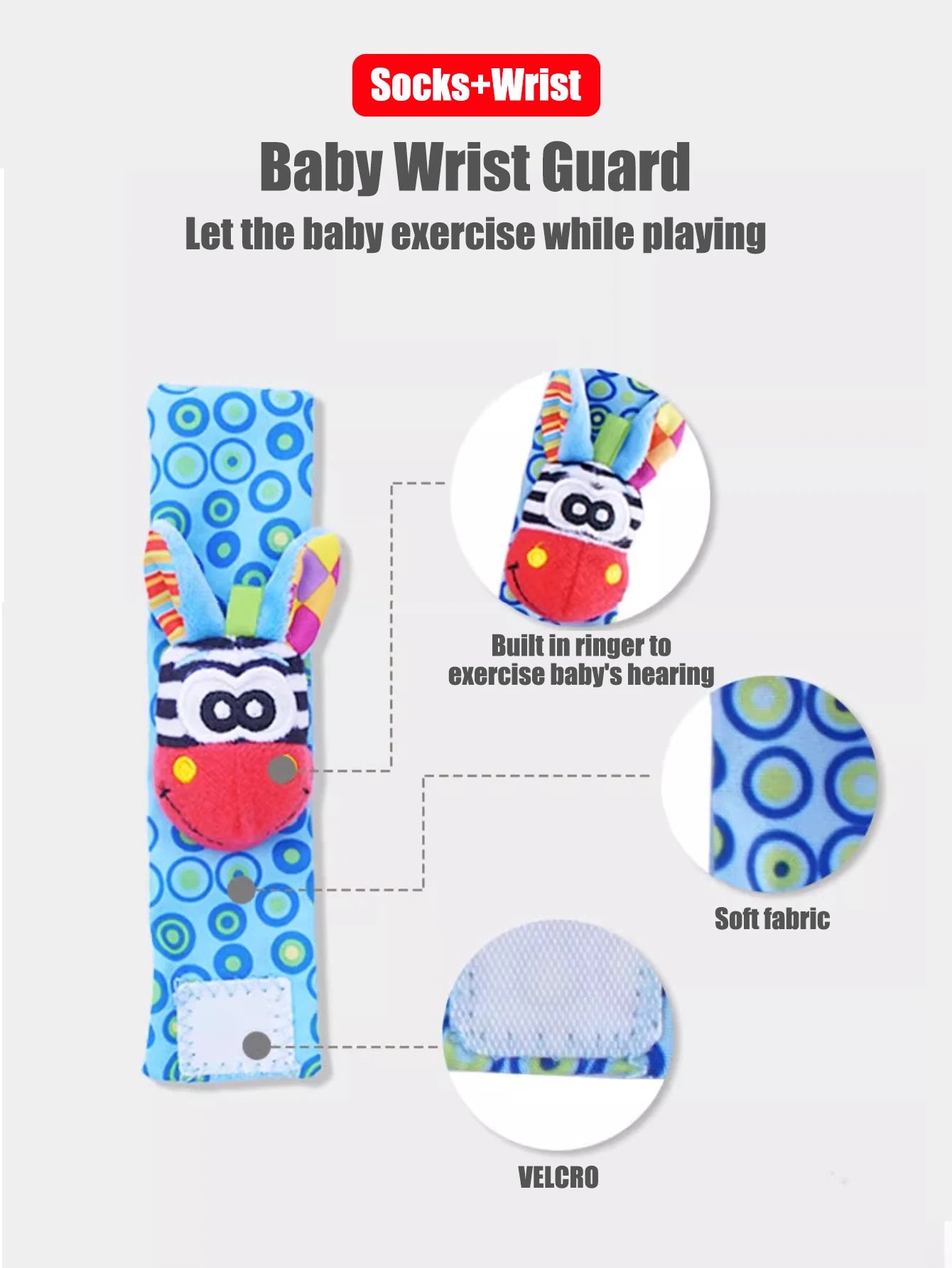 Baby Wrist Rattle Socks Set (4PCS)





 Gifts